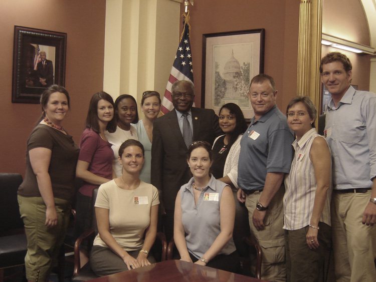 Teachers with Congressman James Clyburn, 6th District of SC