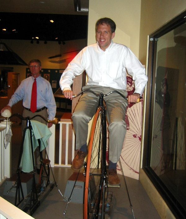 Jerry Willard and Mark Shelley at the American History Museum 
