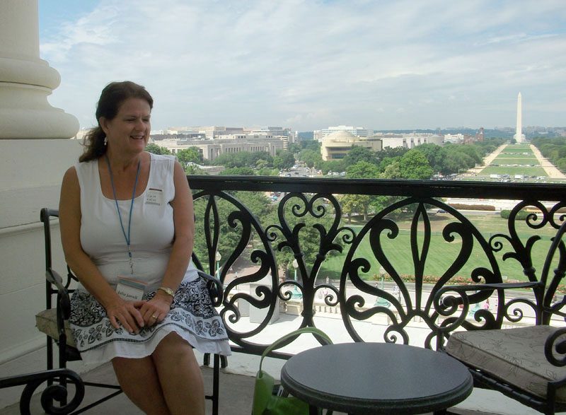 Julia Jarrell in the National Mall