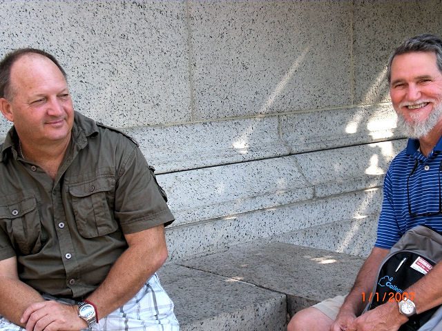 (l-r) Bill Allman and Steve Corley