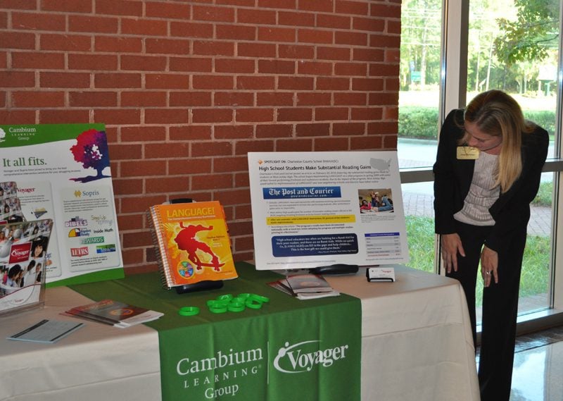 Amanda Phillips, Executive Director of Cambium-Voyager, creator of the Language! program used at West Ashley High School in Charleston, an award semi-finalist