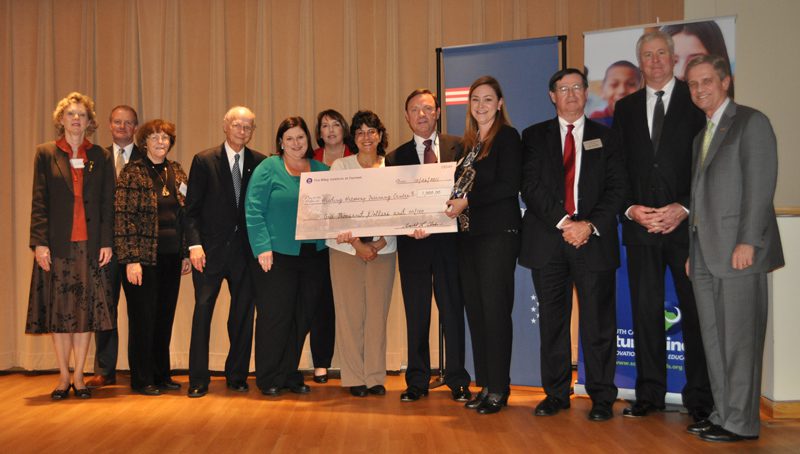 Reading Recovery Training Center at Clemson University accepting their $1,000 award