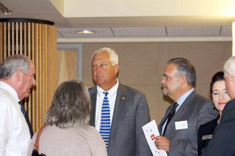 Ken Childs speaking with Cassie Barber and Robbie Barnett