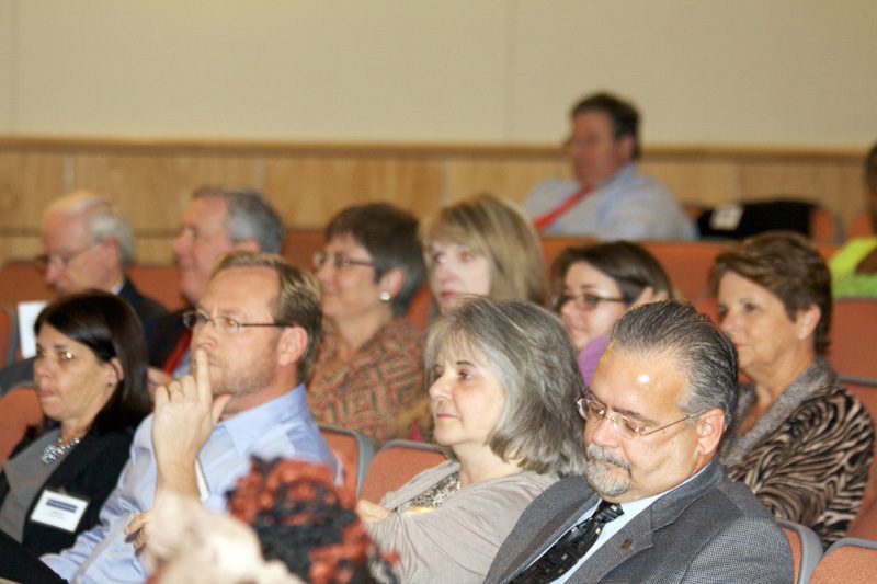 Our partners and supporters in the audience
