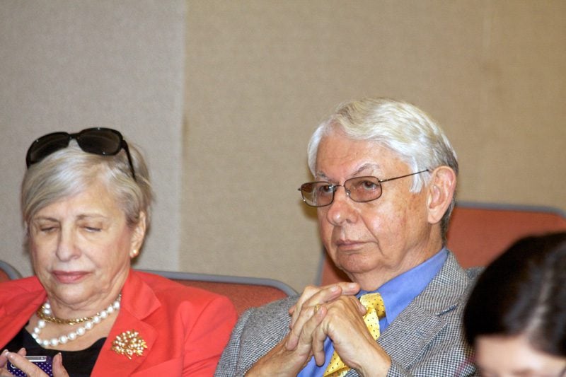 (l-r) Nathalie Dupree and Jack Bass