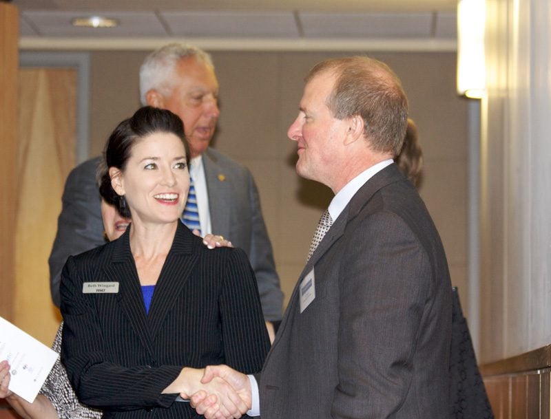 Beth Wingart, BB&T South Carolina, and Trip DuBard, Executive Director of South Carolina Future Minds