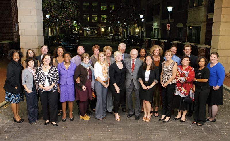 White-Riley-Peterson Policy Fellows with Secretary Riley