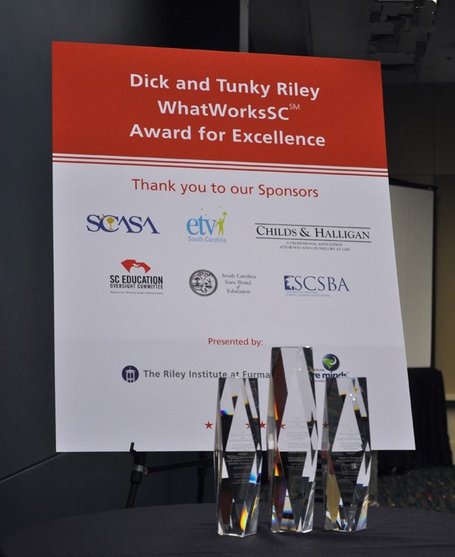 Trophies to be awarded at the 2013 WhatWorksSC Award luncheon