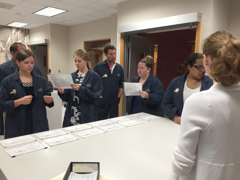 Teachers of Government conducting research at the National Archives