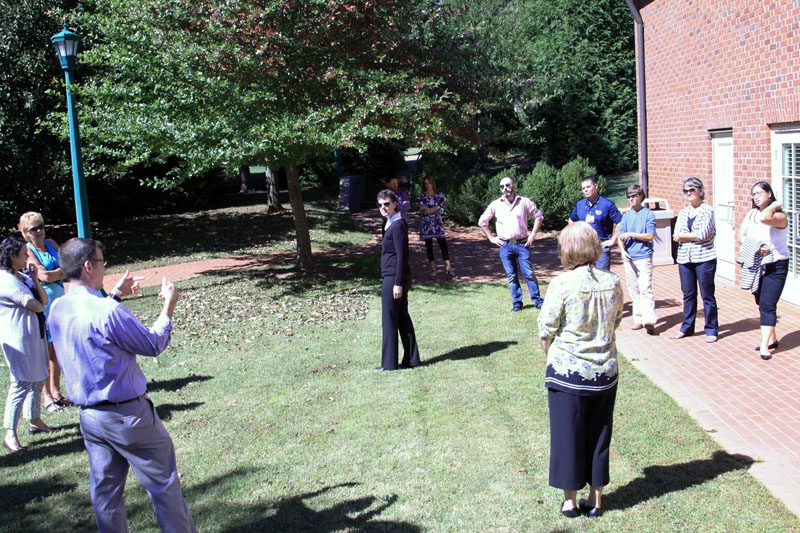 Activity demonstrating the summer learning gap, led by Ron Fairchild