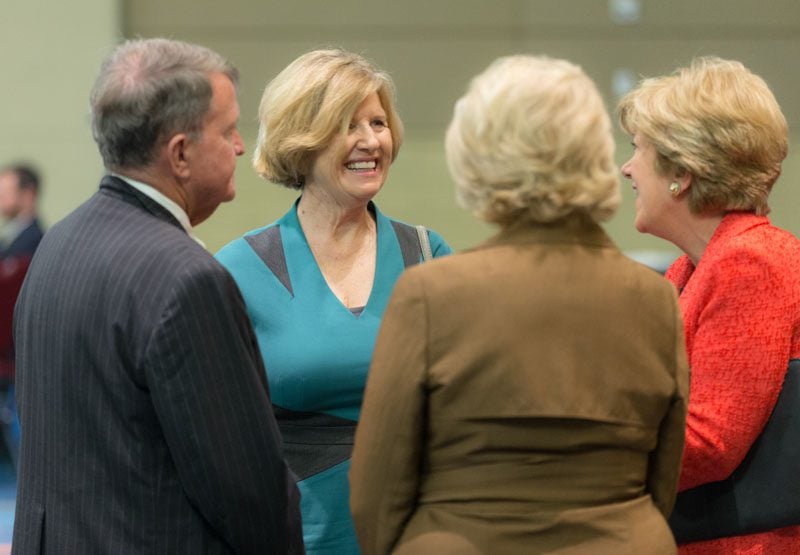 (l-r) Senator John Courson, Molly Spearman, Representative Rita Allison and Linda O'Bryon