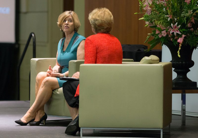 Molly Spearman and Linda O'Bryon
