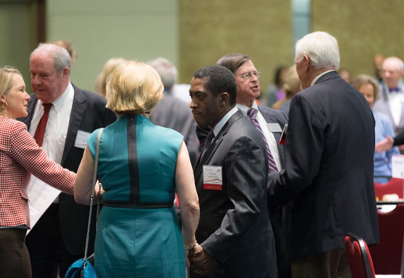 (l-r) Jill Fuson, Riley Institute Assistant Director; Ken Childs; Molly Spearman; SC Representative Jerry Govan, Orangeburg; and Don Gordon