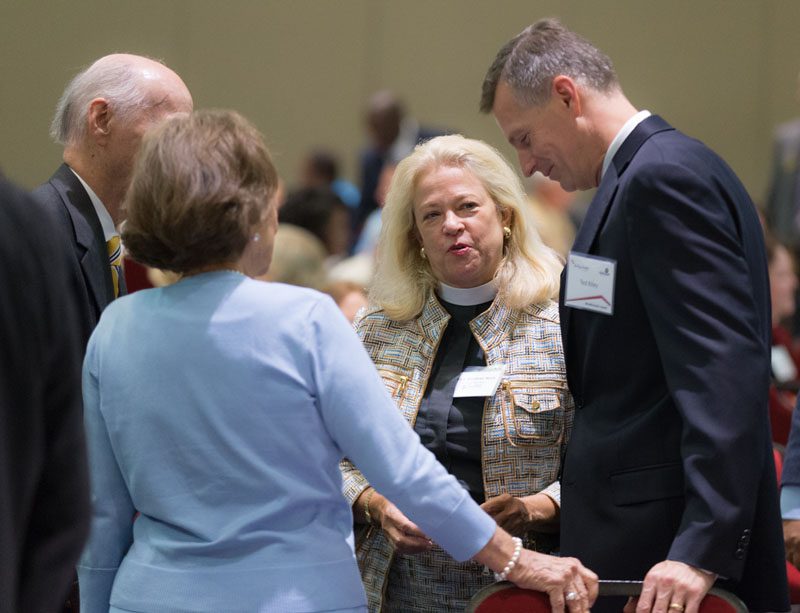 Secretary Riley, Betty Farr and Ted Riley