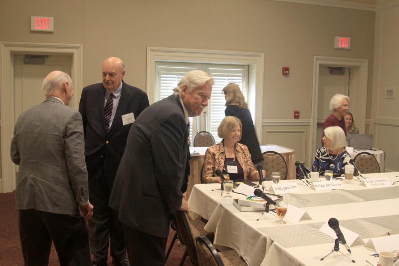 Secretary Riley, Bill White, and Terry Peterson, STEM Roundtable