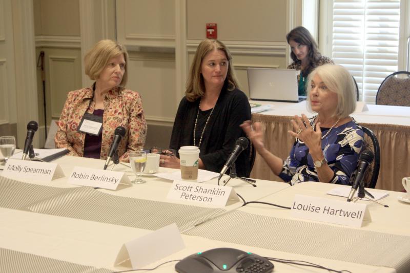 SC Superintendent of Education Molly Spearman, Robin Berlinky and Scott Shanklin Peterson of Engaging Creative Minds