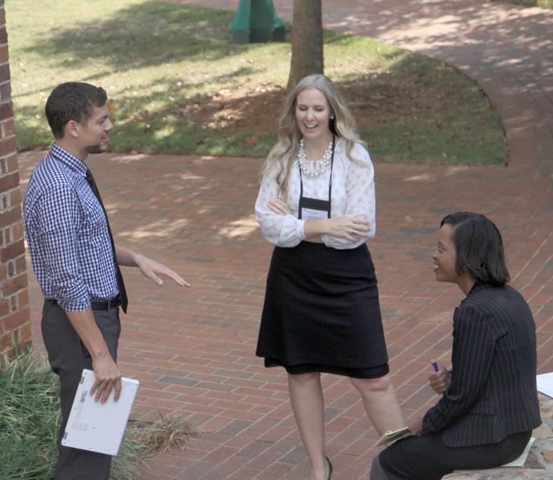 2016 White-Riley-Peterson Fellows brainstorming