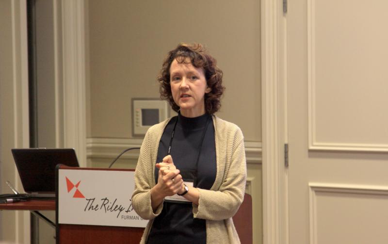 Furman Professor of Political Science speaking on the federal decision-making process
