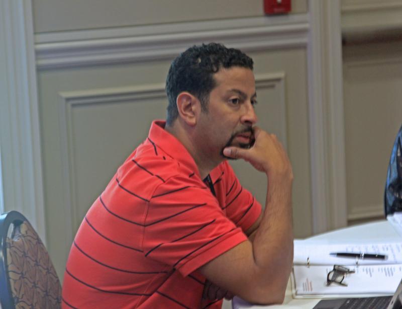 Fellow David Carroll listening