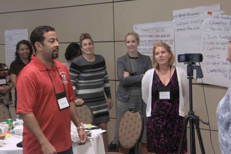 Practicing public speaking into video