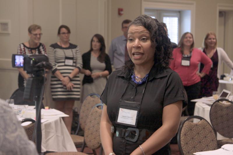 Practicing public speaking into video