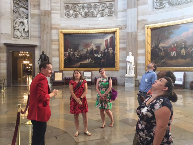 In the Capitol Rotunda