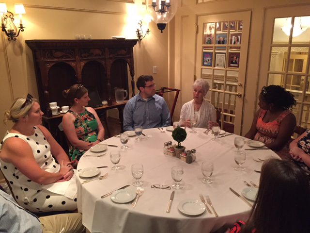 Dinner at the Monocle with Sandy Rinck, Special Advisor to Secretary Riley