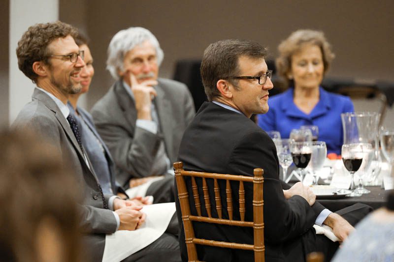 Ron Fairchild, Grady Powell, Jen Rinehart, Bill Milliken and Betty Farr