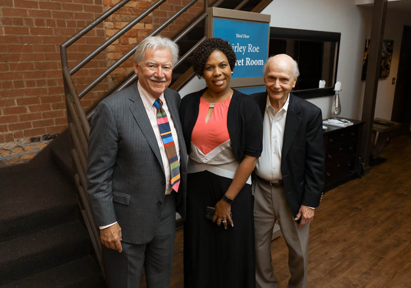 (l-r) Terry Peterson, Yolande' Anderson and Secretary Riley