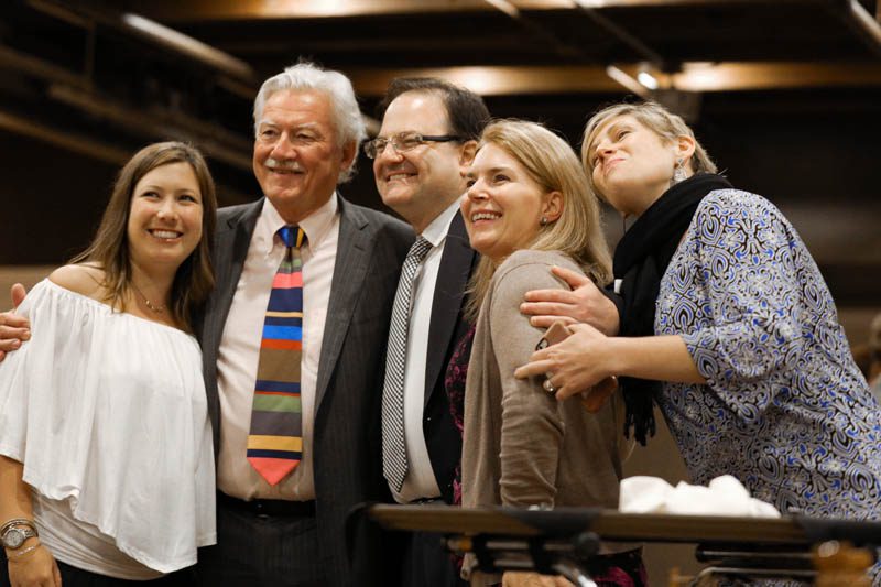 (l-r) Alli Lidie, Terry Peterson, Andrew Ganucheau, Nichelle Harris and Alison Reis-Khanna
