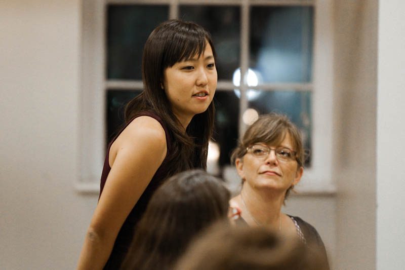 Jenna Pak introducing herself