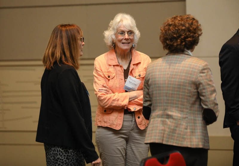 Betty Jo Shaw (c) with Camp iRock team members Julie Capaldi and Jennifer Shurley