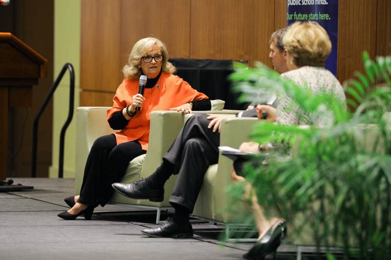 (l-r) Rita Allison, James Smith and Linda O'Bryon