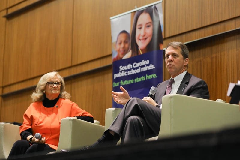 (l-r) Rita Allison and James Smith
