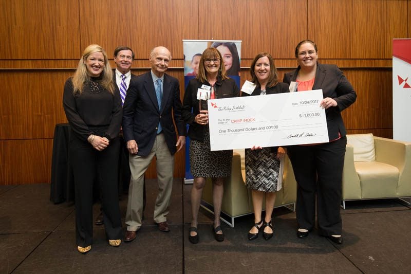 Congratulations Camp iRock team members: (l-r) Caroline Mauldin, Don Gordon, Secretary Riley, Julie Capaldi, Traci Boyles and Alida Gardiner