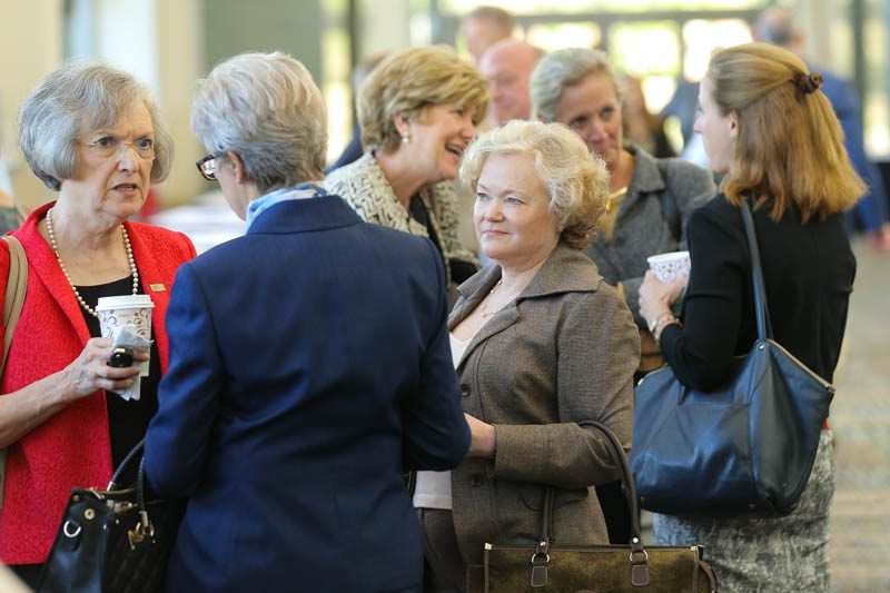 Bobbi Kennedy, SCETV, speaking with guests