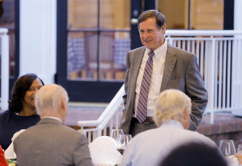 Don Gordon speaking to Fellows