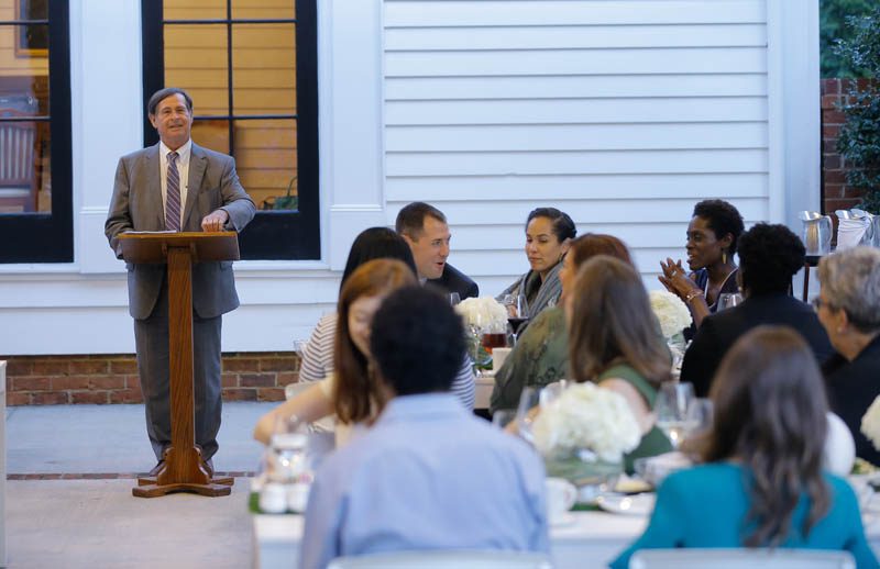 Don Gordon welcoming Fellows