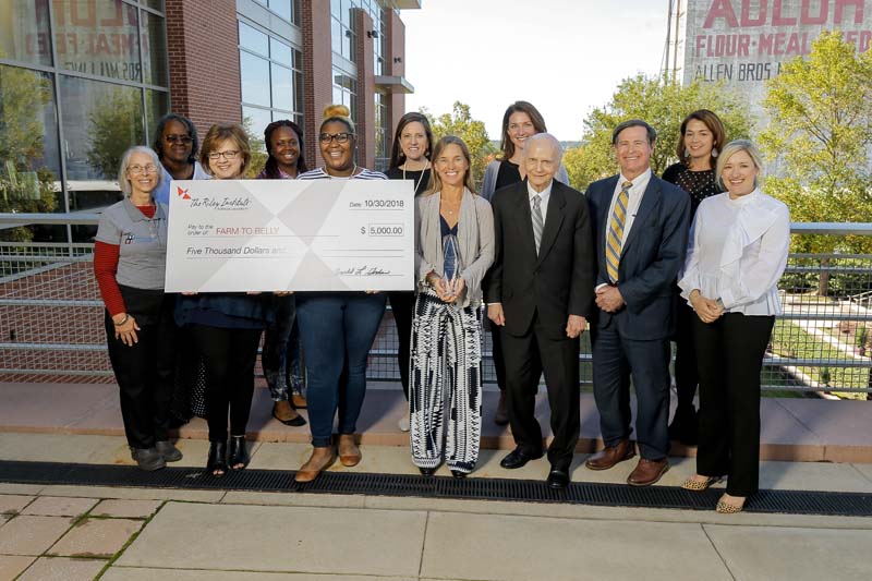 Grow to Greatness: (l-r) Helen Flounders, Martha Cartwright, Cynthia Sosebee, Shannon Hagood, Avery Allen, Megan Shropshire, Kerry McKenzie, Jackie Cassidy, Secretary Riley, Don Gordon, Joy Venable and Caroline Mauldin