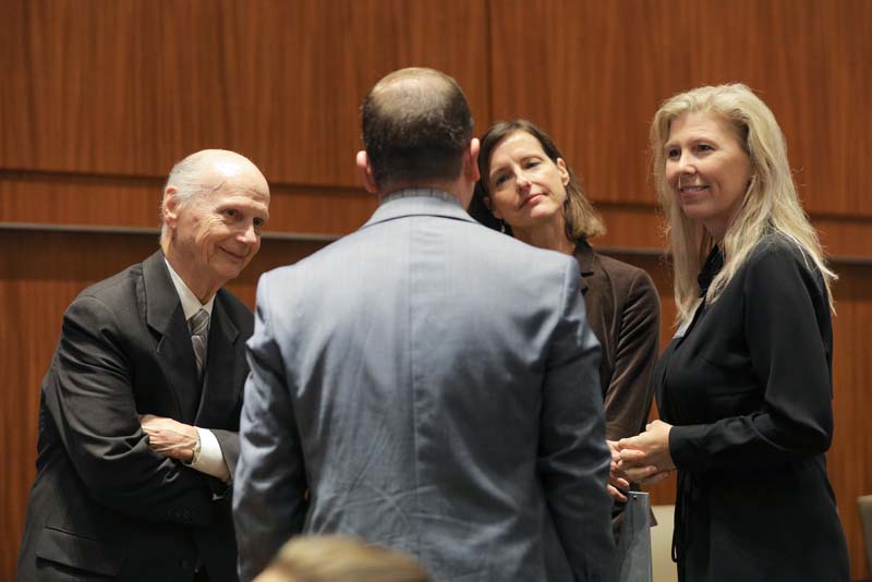 (l-r): Secretary Riley, Jacki Martin, Susie Shannon and Neal Collins