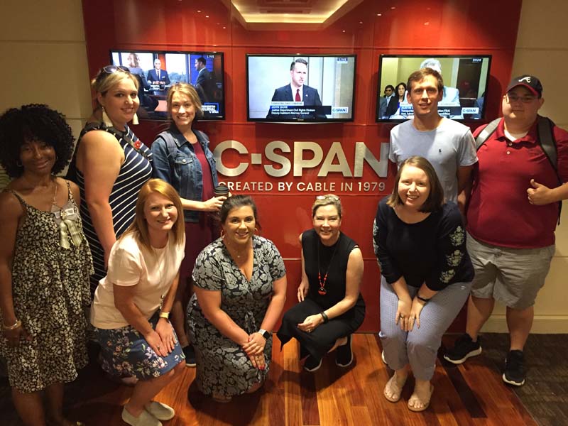 Front row (l-r) Kerri Pratt, Sarah Rinker, Liz Smith and Sara Crider; Back row (l-r) Cynthia Knotts, Shawna Fowler, Leigha Farthing, Nathan Campbell and William Ash