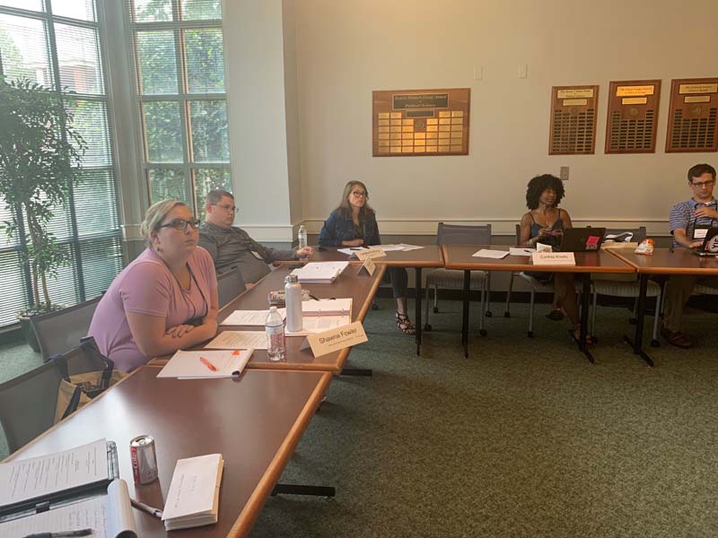(l-r) Shawna Fowler, William Ash, Leigha Farthing, Cynthia Knotts and Nathan Campbell