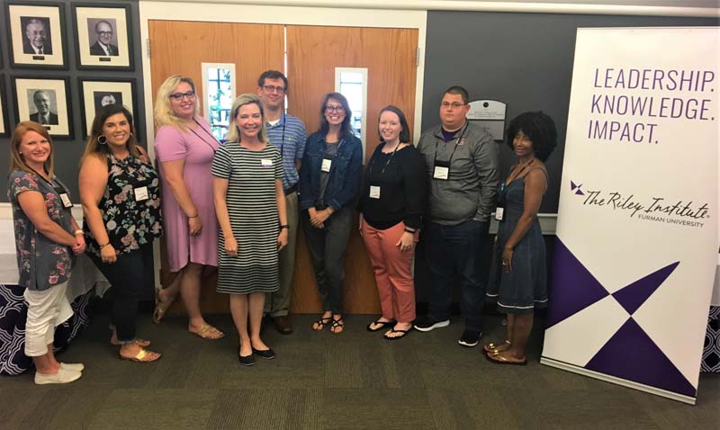 (l-r) Kerri Pratt, Sarah Rinker, Shawna Fowler, Liz Smith, Nathan Campbell, Leigha Farthing, Sara Crider, William Ash and Cynthia Knotts