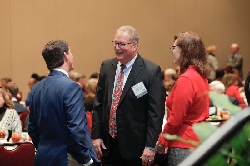 Ken Hitchcock (c), member of finalist Pickens County Career and Technology Center