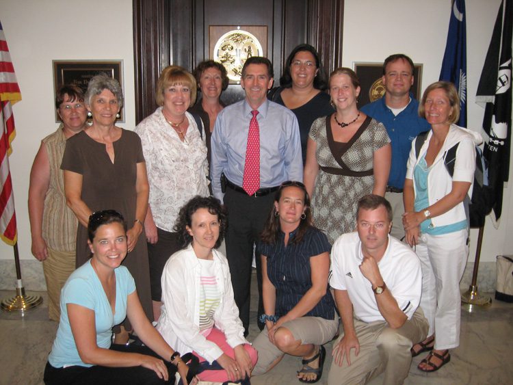 The group enjoyed a visit with U.S. Senator Jim DeMint
