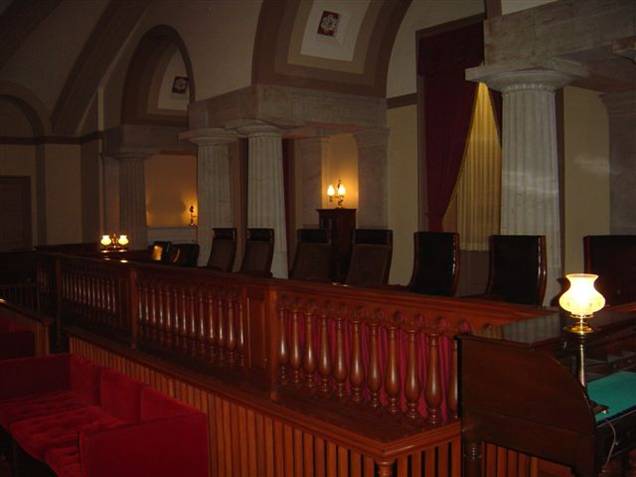 The old Supreme Court Chamber located in the U.S. Capitol building