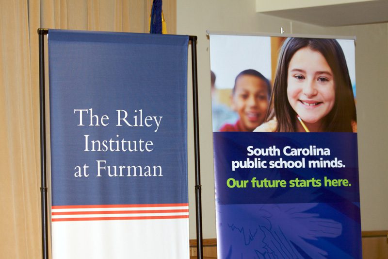 The Second Annual Dick and Tunky Riley WhatWorksSC Award for Excellence was presented by The Riley Institute at Furman and South Carolina Future Minds