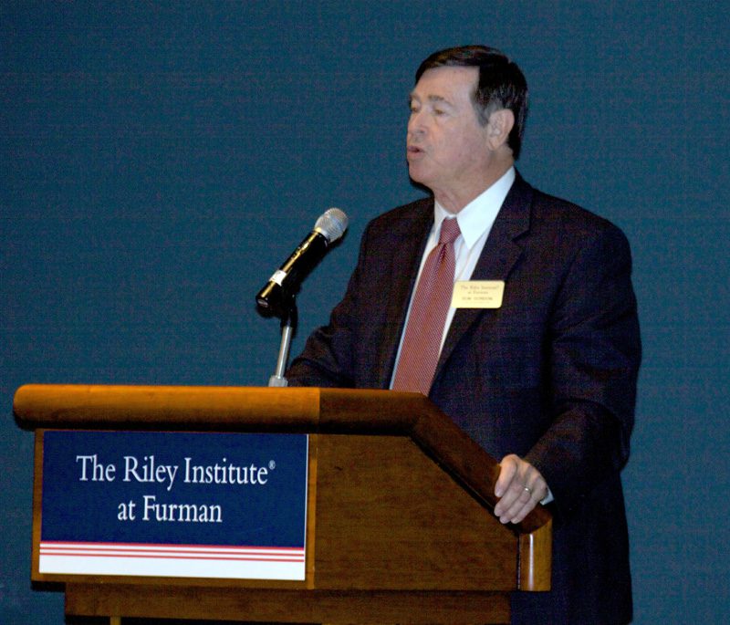 Riley Institute Executive Director Don Gordon making remarks