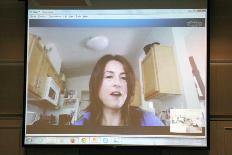 Skyping with Jennifer Peck of the Partnership for Children and Youth