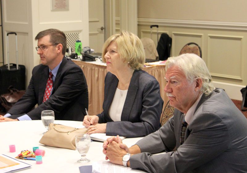 Ron Fairchild and Terry Peterson with SC State Superintendent of Education Molly Spearman